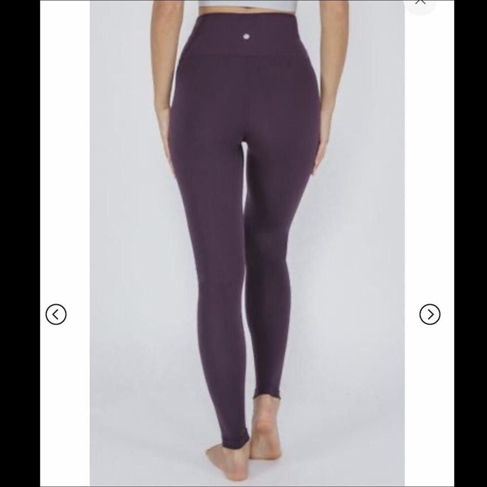 YOGALICIOUS High Waisted Ultra Soft Leggings XS Purple Full Length EUC B12